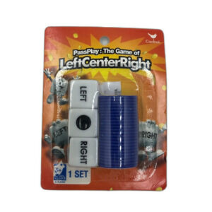 Pass Play LCR Dice Game Replacement | Left Center Right | New Sealed